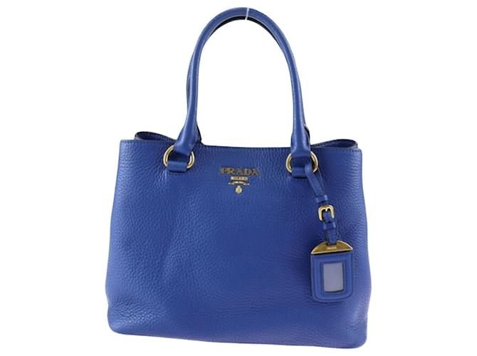 Prada Saffiano Blue Leather  ref.1260828