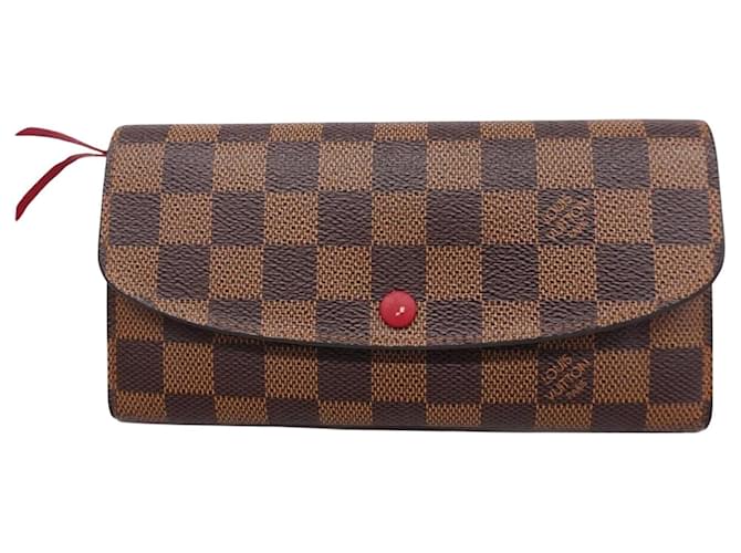 Louis Vuitton Emilie Brown Cloth  ref.1260941