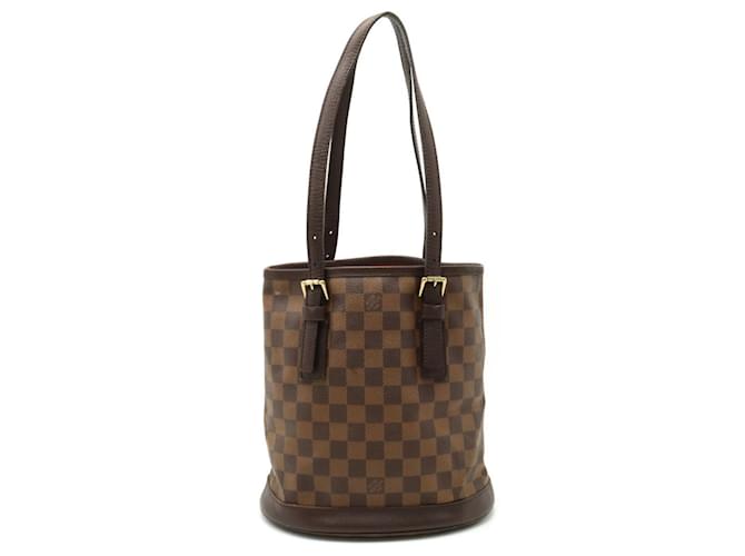 Louis Vuitton Bucket Brown Cloth  ref.1260950