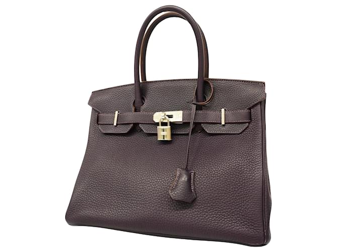 Hermès Birkin 30 Purple Leather  ref.1260987