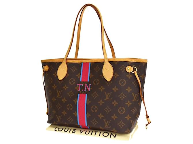 Louis Vuitton Neverfull PM Brown Cloth  ref.1261003