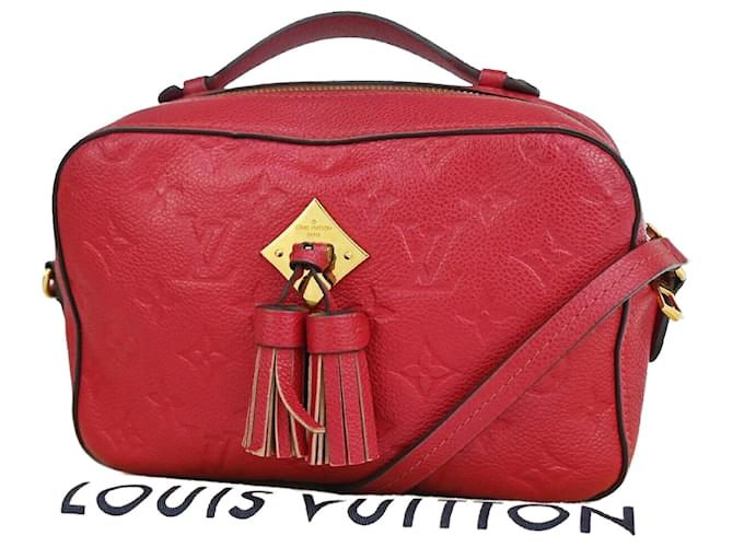 Louis Vuitton Saintonge Red Leather  ref.1261006
