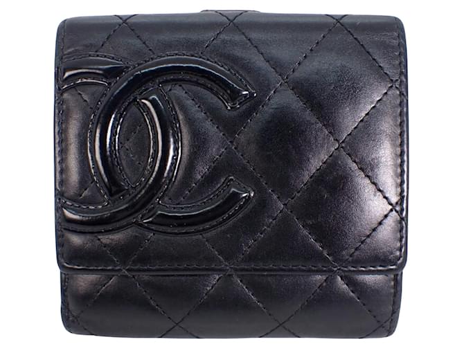 Chanel Cambon Black Leather  ref.1261084