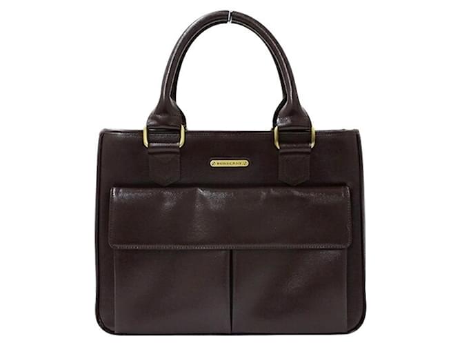 BURBERRY Brown Leather  ref.1261103