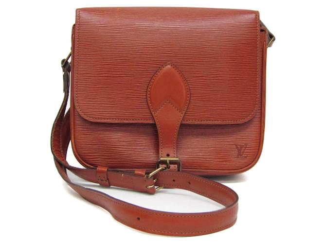 Louis Vuitton Cartouchière Brown Leather  ref.1261133