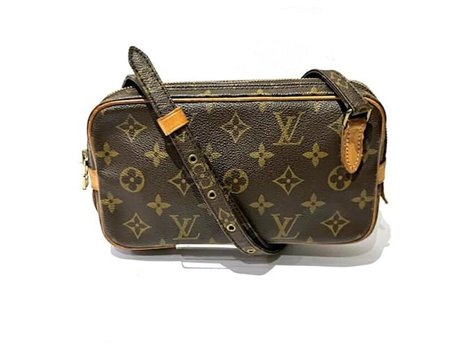 Louis Vuitton Marly Brown Cloth  ref.1261134