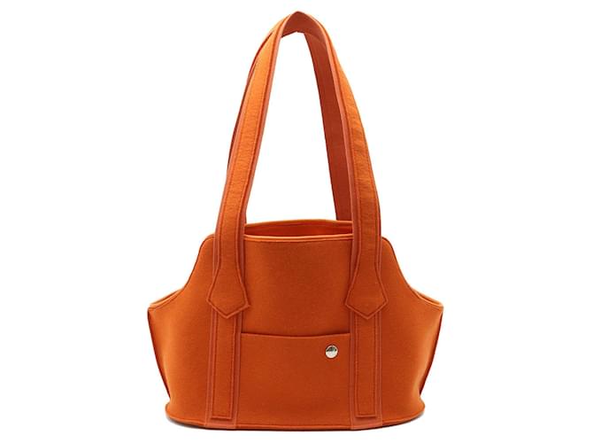 Hermès Orange Leather  ref.1261287