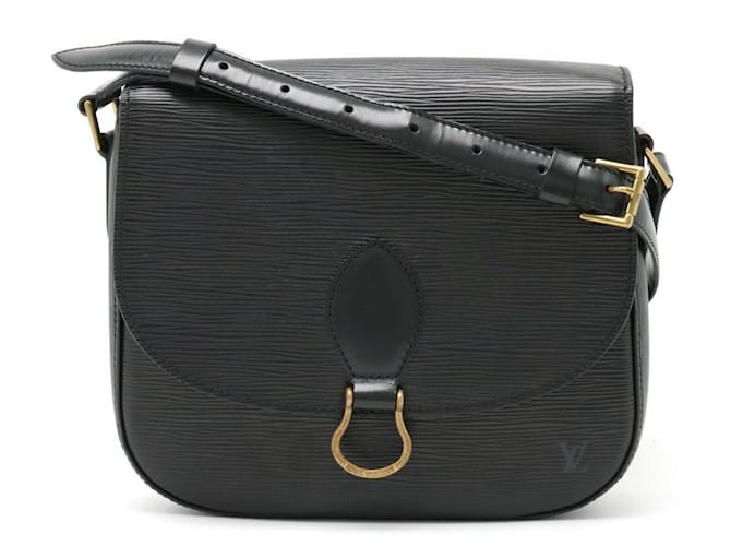 Louis Vuitton Saint Cloud Black Leather  ref.1261292