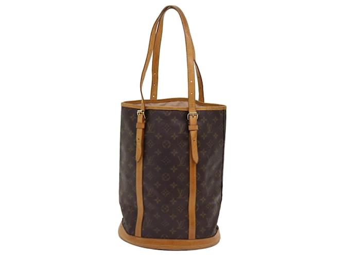 Louis Vuitton Bucket GM Brown Cloth  ref.1261358