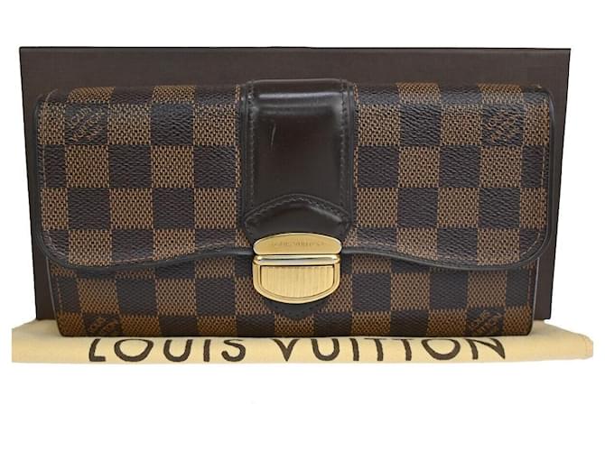 Louis Vuitton Sistina Marrom Lona  ref.1261404
