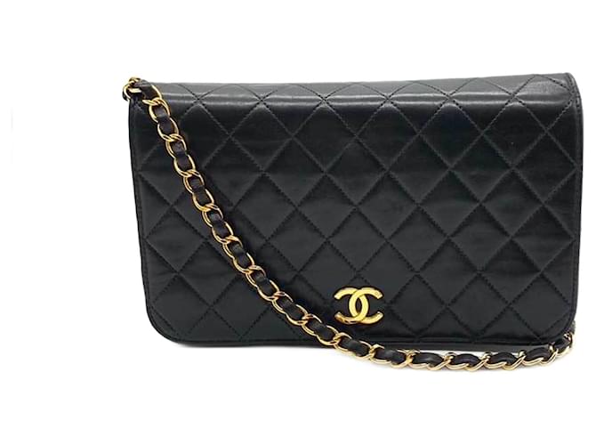Chanel Timeless Black Leather  ref.1261406