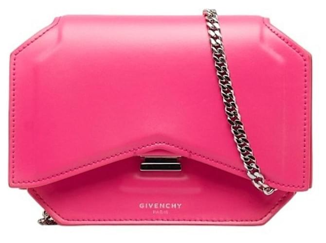 Givenchy Bow Cut Pink Leather  ref.1261453