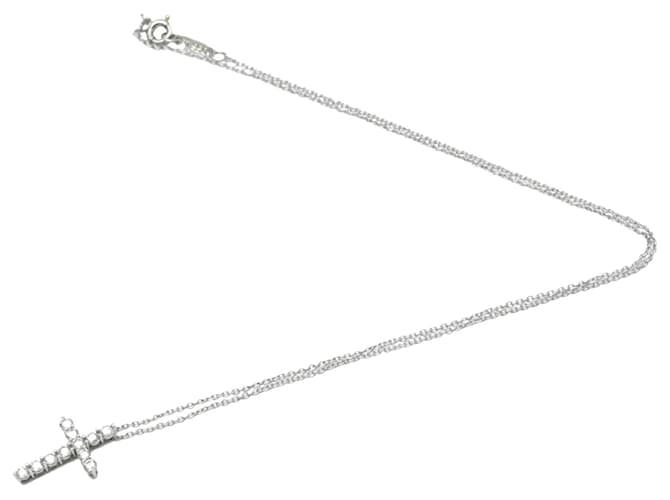 Tiffany & Co Croix Silvery Platinum  ref.1261456