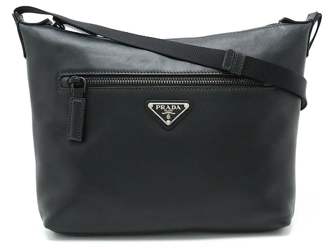 Prada Preto Couro  ref.1261465