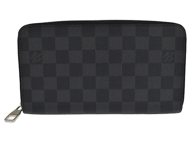 Louis Vuitton Zippy Organizer Black Cloth  ref.1261610