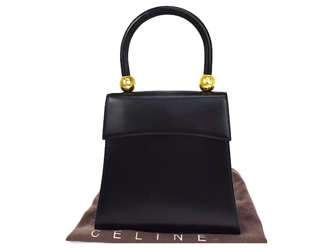 Céline Star Ball Black Leather  ref.1261693
