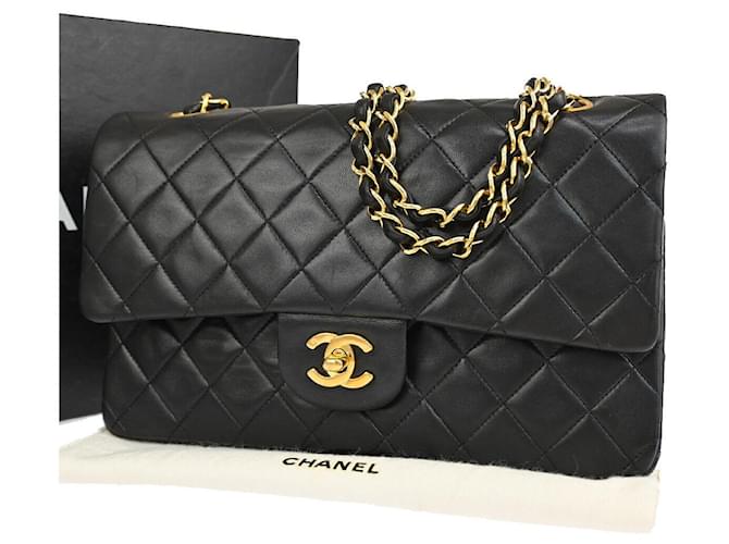 Chanel Matelassé Black Leather  ref.1261753