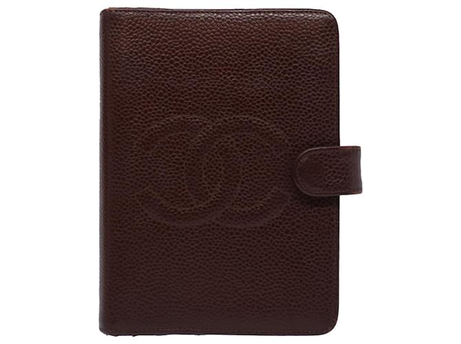 Chanel COCO Mark Brown Leather  ref.1261790