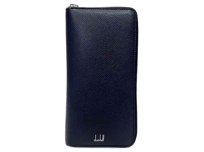 Alfred Dunhill Dunhill - Navy blue Leather  ref.1261827