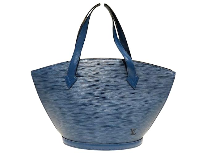 Louis Vuitton Saint Jacques Blau Leder  ref.1261849