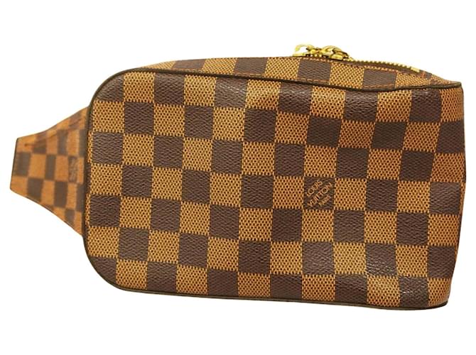 Louis Vuitton Geronimo Brown Cloth  ref.1261869