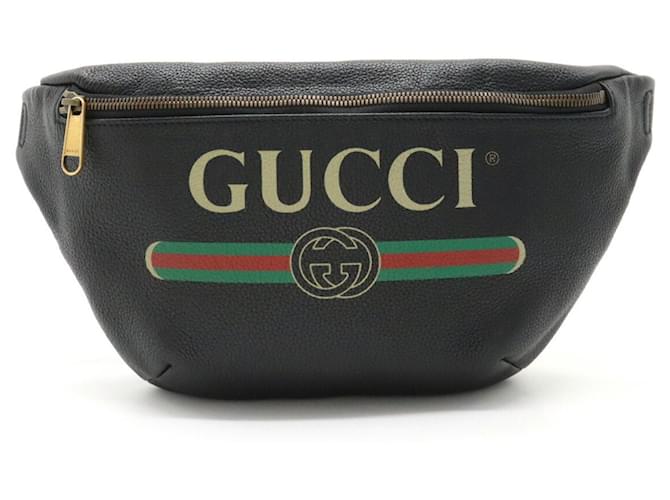 Gucci Negro Cuero  ref.1261977