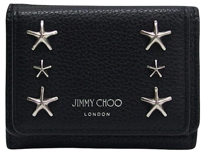 Jimmy Choo Star studs Black Leather  ref.1261990