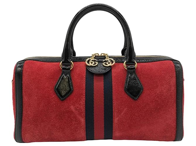 Gucci Ophidia Suede Rouge  ref.1262112