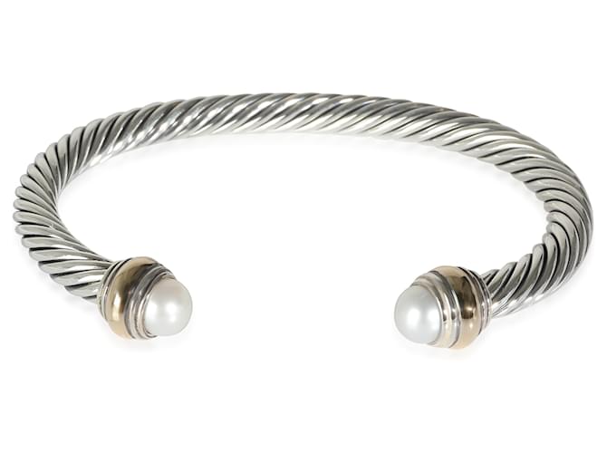 David Yurman Cable Classic Pearl Bracelet in 14k yellow gold/sterling silver  ref.1262219