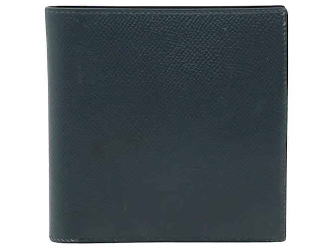 Hermès -- Navy blue Leather  ref.1262250