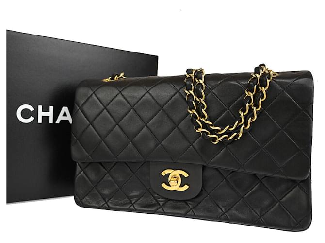 Chanel Matelassé Black Leather  ref.1262266