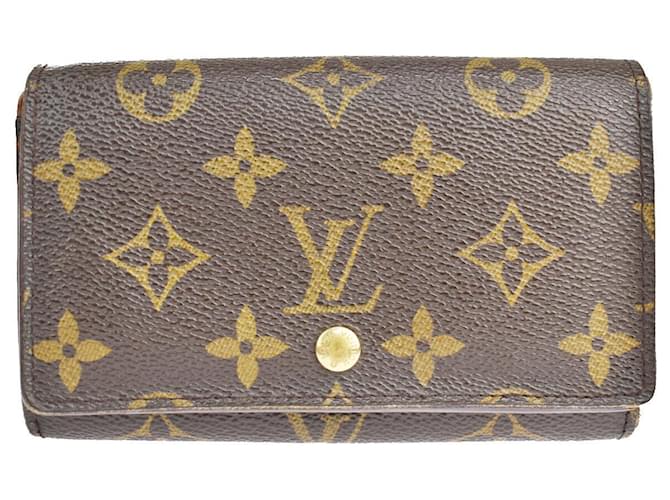 Louis Vuitton Trésor Brown Cloth  ref.1262269