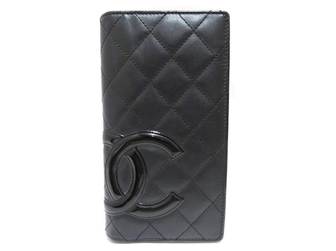 Chanel Black Leather  ref.1262285