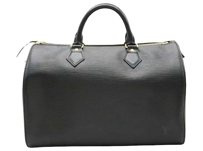Louis Vuitton Speedy 30 Black Leather  ref.1262422