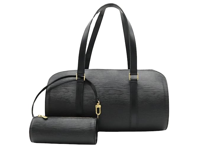 Louis Vuitton Soufflot Black Leather  ref.1262430