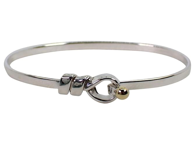 Tiffany & Co Love knot Silvery Silver  ref.1262466