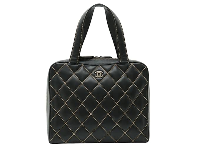 Chanel Wild Stitch Black Leather  ref.1262513