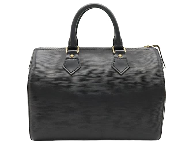 Louis Vuitton Speedy 25 Black Leather  ref.1262615