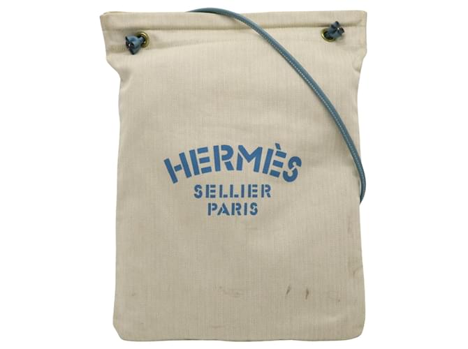 Hermès Aline Toile Blanc  ref.1262713