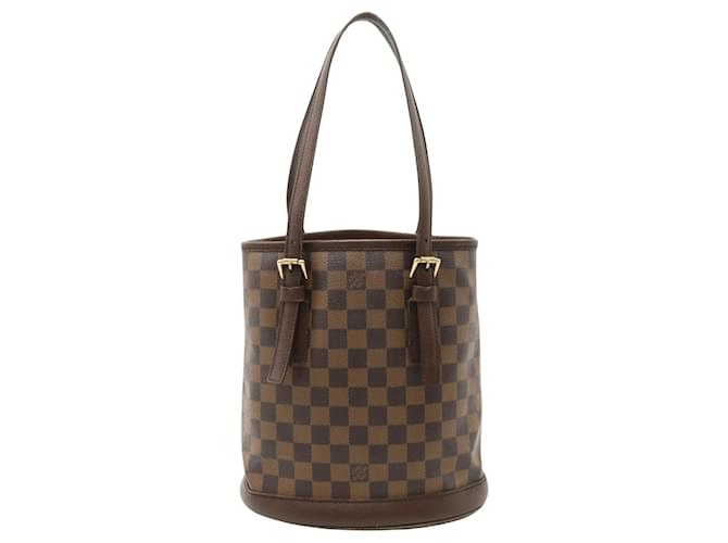 Louis Vuitton Bucket Brown Cloth  ref.1262739