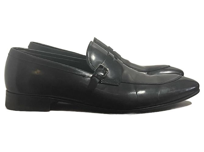 PRADA Ballerinas T.EU 39.5 Leder Grau