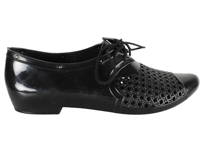 Autre Marque PVC Derbies Black Plastic  ref.1262799