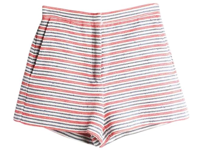 Autre Marque High Waisted Short with Stripes Red Cotton  ref.1262859