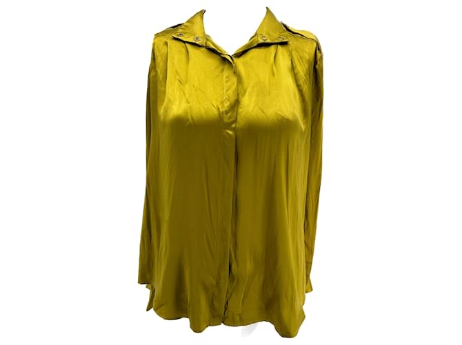 VALENTINE GAUTHIER  Tops T.fr 36 silk Yellow  ref.1262968