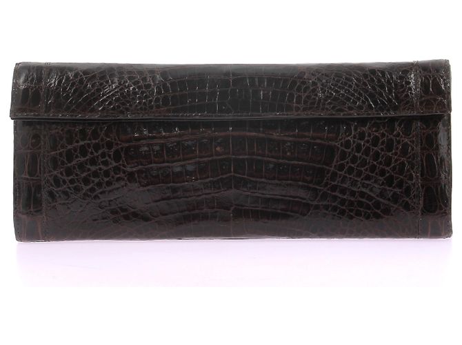 NANCY GONZALEZ Pochette T.  Pelli esotiche Nero