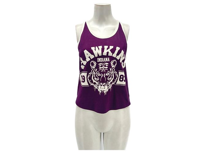 Laurence Bras topo T.FR 36 Algodão Roxo