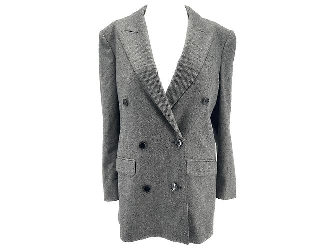 Isabel Marant Jacken T.FR 36 Wolle Grau