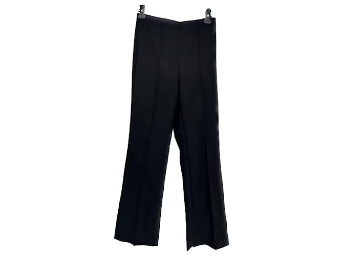 Autre Marque Non Signé / Unsigned trousers T.FR 40 Wool Black  ref.1263045