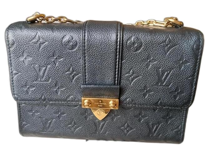 Louis Vuitton Saint Sulpice bag Black Leather  ref.1263127