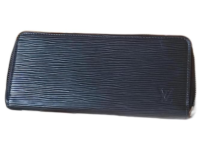 Zippy Louis Vuitton Clemencia Negro Cuero  ref.1263128